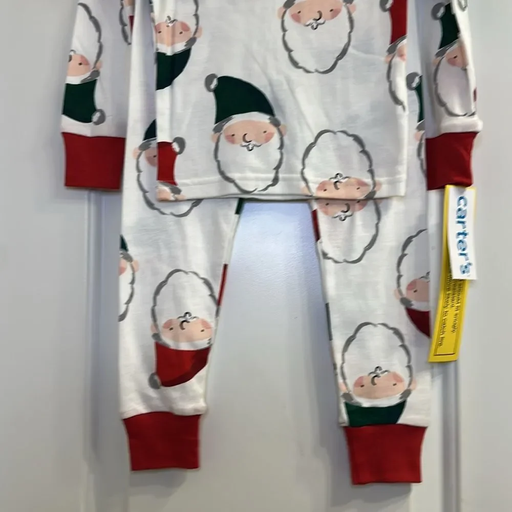 Carter’s Santa Cotton PJ Pajama Set NEW Size 3T
